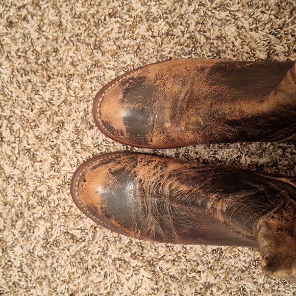 BED-STU Manchester black washed Cobbler Boots size 8 - Picture 4 of 6